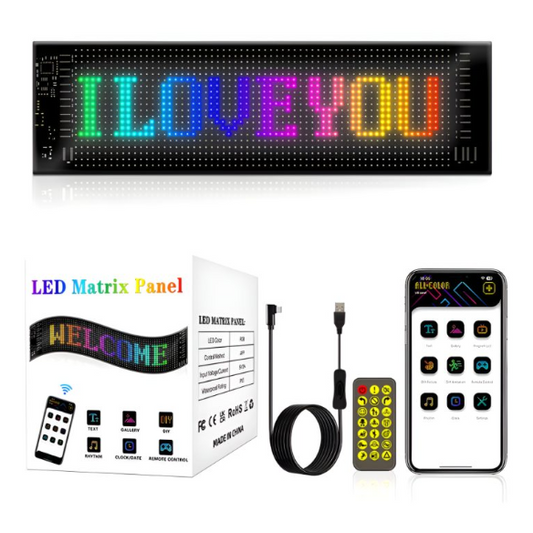LED BULB PIXELLAB L 52.36" X W 7.56"