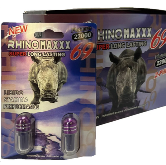 RHINO PILLS 69 22000K DUAL 24PK 1CT