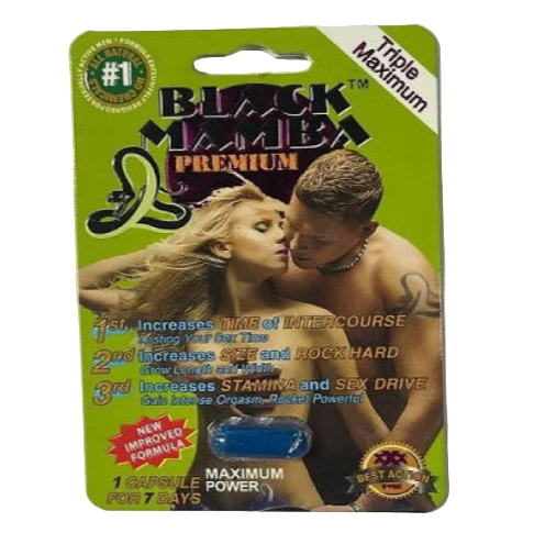 ENHANCEMENT BLACK MAMBA TRIPLE MAXIMUM SINGLE 24PK 1CT