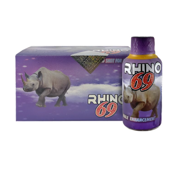 RHINO LIQUID 69 2OZ 12PK 1CT