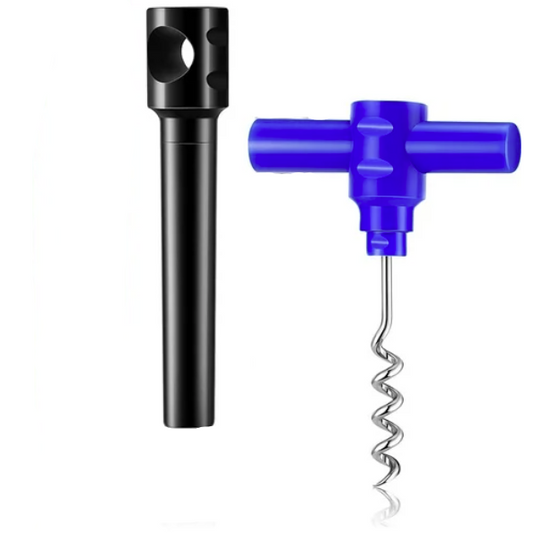 WINE OPENER CORKSCREW CONTAINER