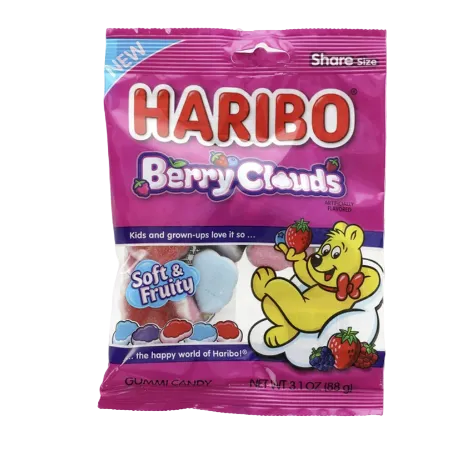 HARIBO BERRY CLOUDS 3OZ 1CT