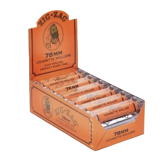 ZIG ZAG CIGARETTE ROLLERS 78MM ORANGE 12CT