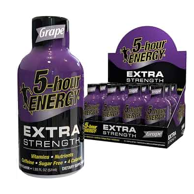 ENERGY 5 HOUR EXTRA STRENGTH GRAPE 1.93OZ 12PK 1CT