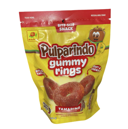 PULPARINDO GUMMY RINGS TAMARIND 9OZ 1CT