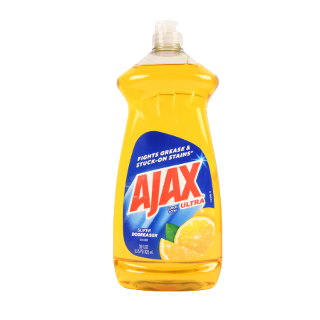 DISHSOAP AJAX LEMON 28OZ 1CT