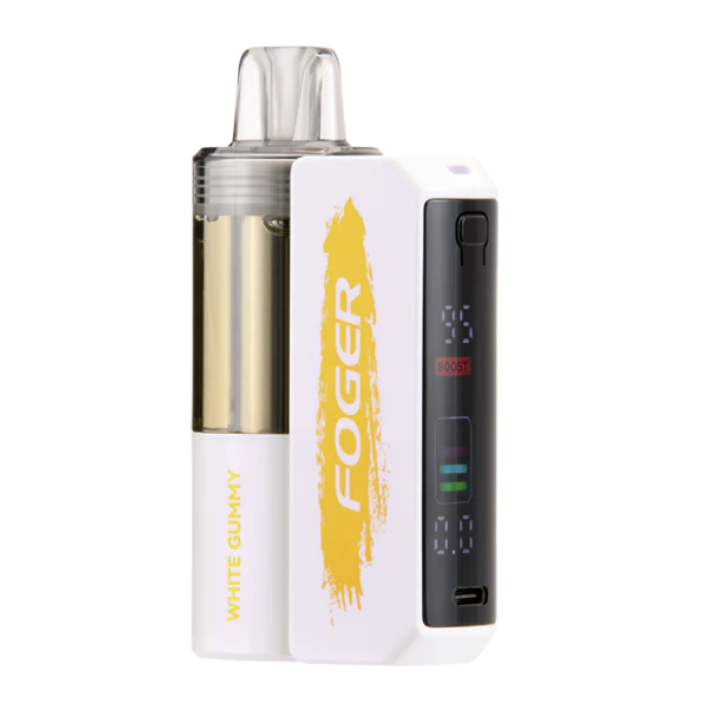 VAPE FOGER KIT 30K WHITE GUMMY 5PK