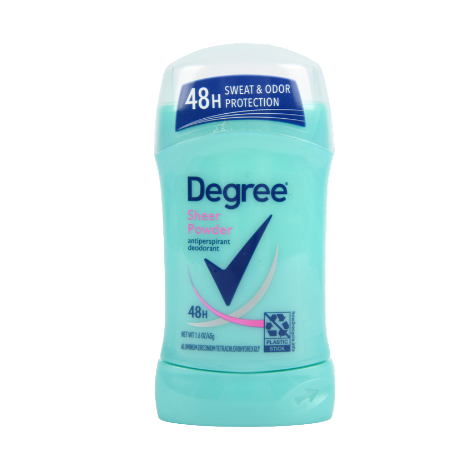 DEODORANT DEGREE 1.6OZ SHEER POWDER 1CT