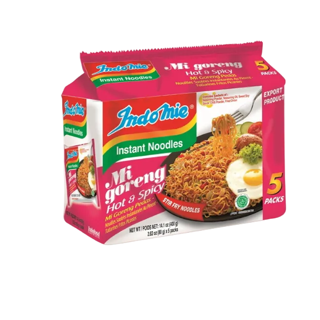 SOUP INDOMIE HOT&SPICY NOODLES 3OZ 5PK