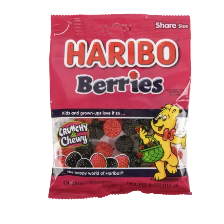 HARIBO BERRIES 4OZ 1CT