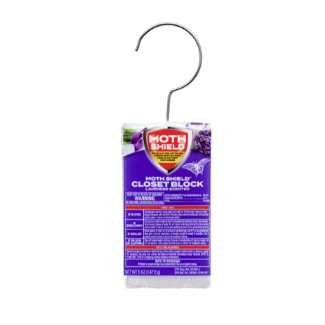 MOTH SHIELD CLOSET BLOCK LAVENDER 1CT