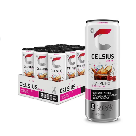 CELSIUS ENERGY CHERRY COLA 12OZ 12PK