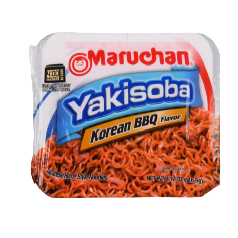 SOUP MARUCHAN YAKISOBA KOREAN BBQ 4OZ 8PK