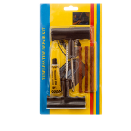 CAR TIRE REPAIR TUBELESS KIT 1CT