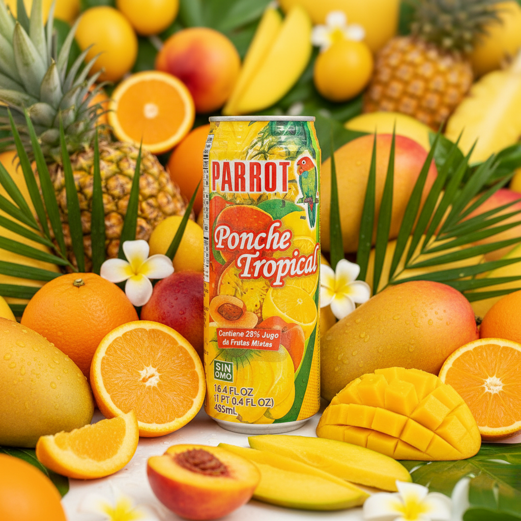 PARROT TROPICAL PUNCH JUICE 16.4OZ 24PK