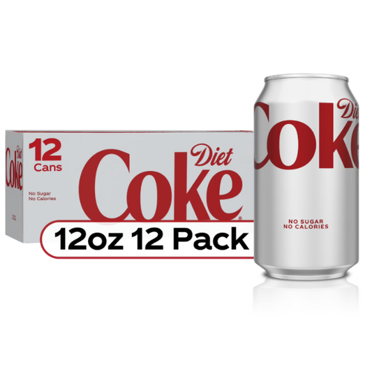 COCACOLA DIET 12 PACK SODA 1CT