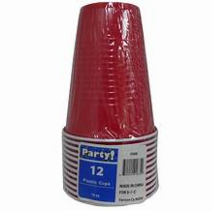 CUPS PARTY BLUE/RED 16OZ 12PK 1CT