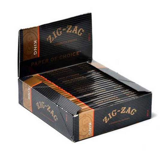 ZIG ZAG KING CIGARETTE PAPERS 24CT
