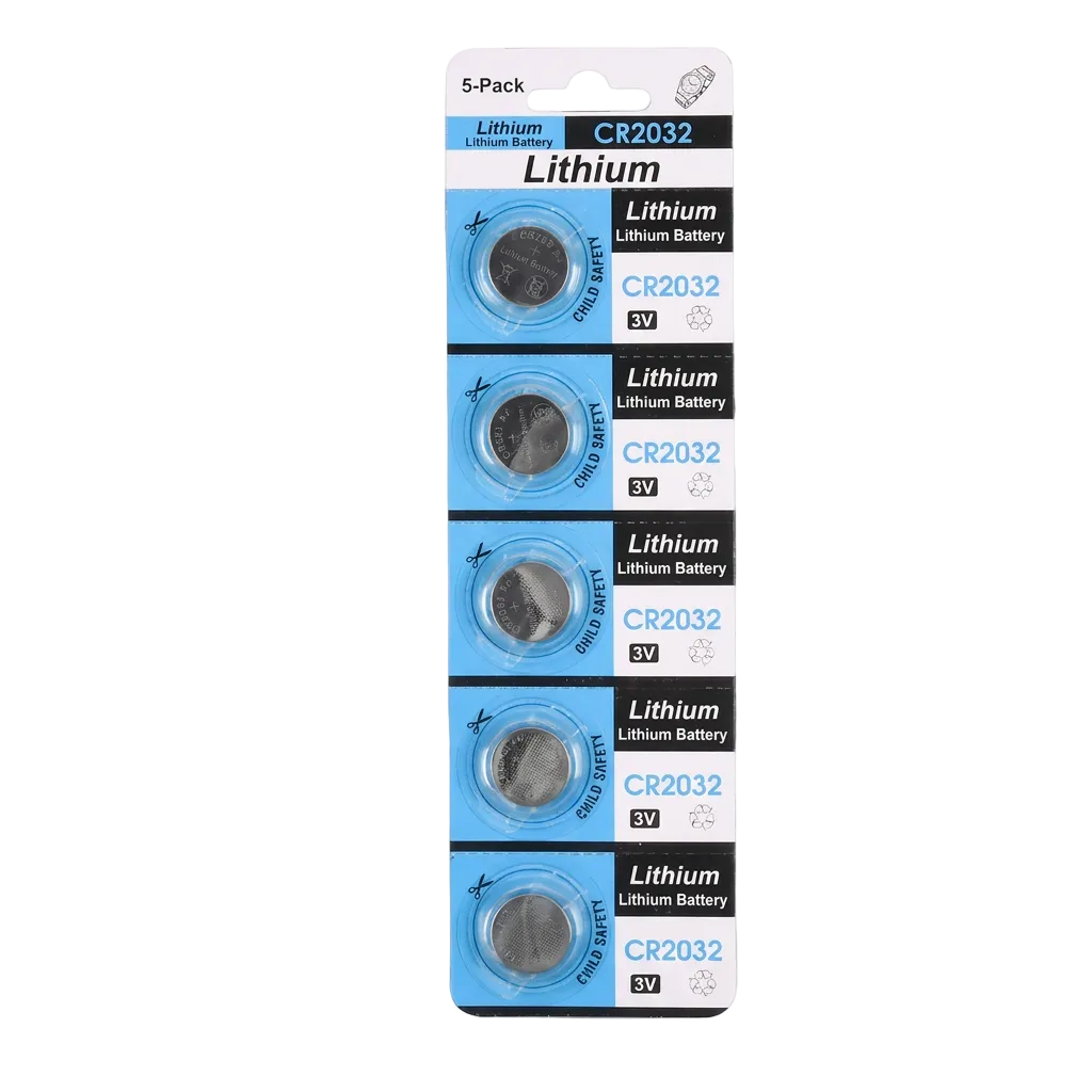 BATTERY COIN CELL #CR2032 5PC 1CT