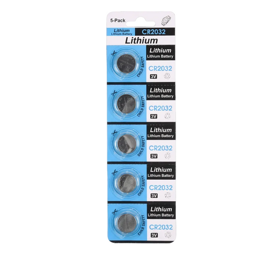 BATTERY COIN CELL #CR2032 5PC 1CT