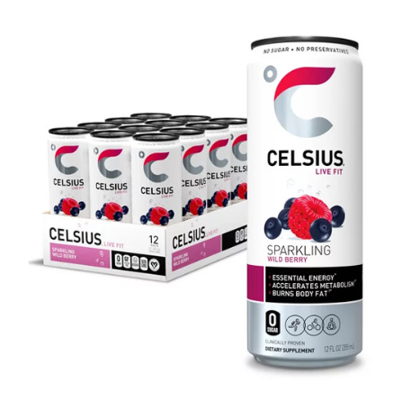 CELSIUS ENERGY WILD BERRY 12OZ 12PK