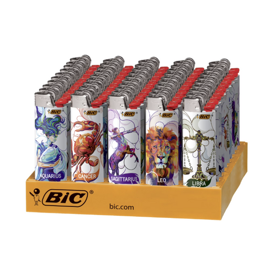 LIGHTER BIC LARGE 50PK+3 ASTROLOGY