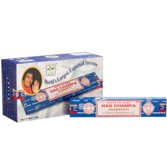 INCENSE NAG CHAMPA INCENSE BLUE BOX 12PK 1CT