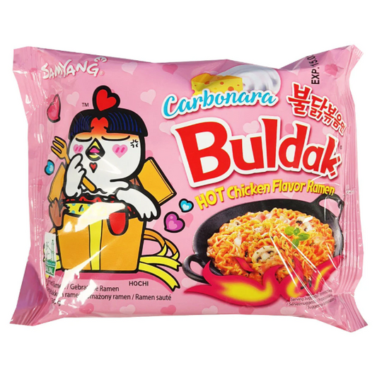 SOUP BULDAK BAGS CARBONARA 4.58OZ 5PK