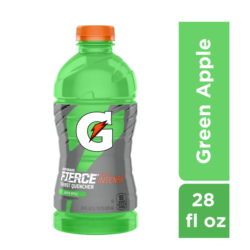 GATORADE GREEN APPLE 28OZ 15PK