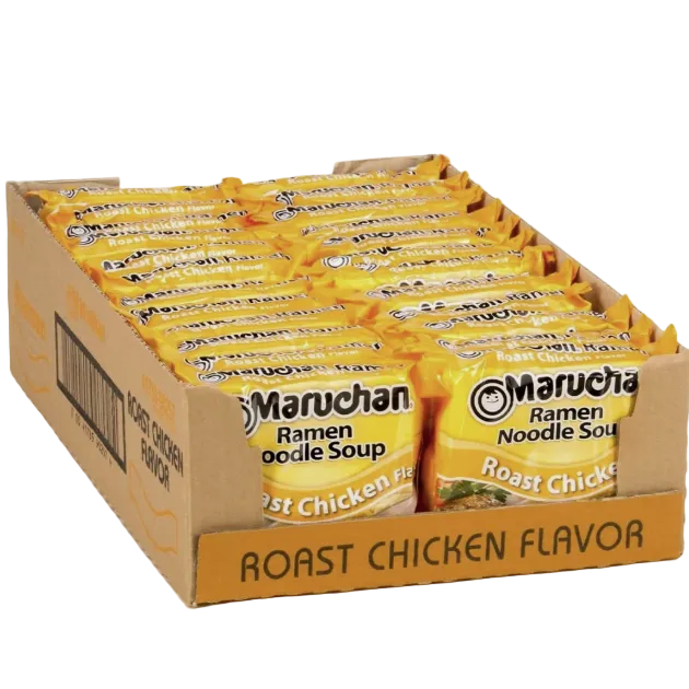 SOUP MARUCHAN ROAST CHICKEN BAGS 3OZ 24PK