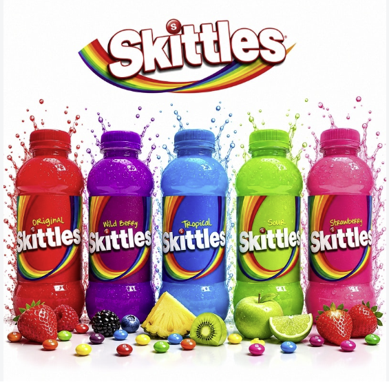 SKITTLES FLAVORED DRINK 12CT
