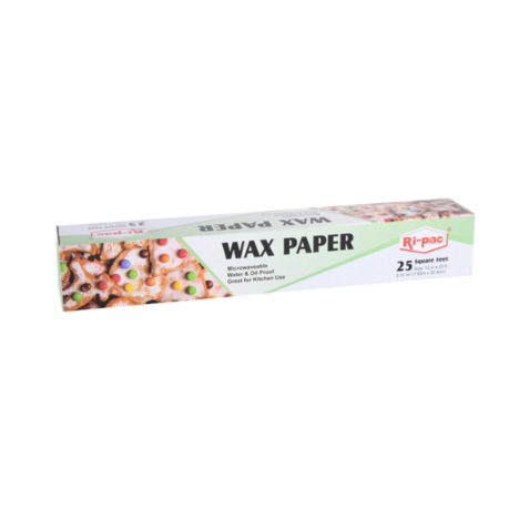 WAX PAPER RI PAC 25 SQ FT 1CT