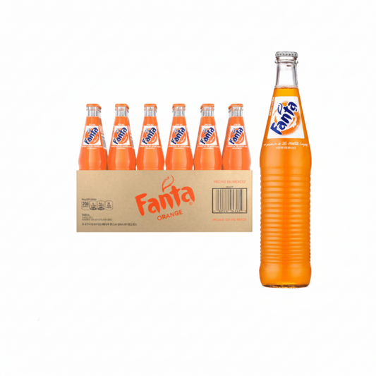 FANTA ORANGE MEXICAN GLASS BOTTLE 500ML 24PK