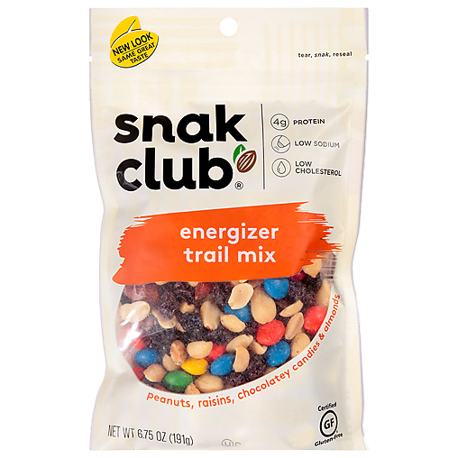 SNAK CLUB ENERGIZER TRAIL MIX 6.75OZ 1CT