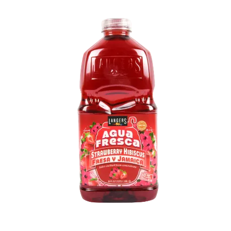 LANGERS AGUA FRESCA FRESA&JAMAICA 64OZ 1CT