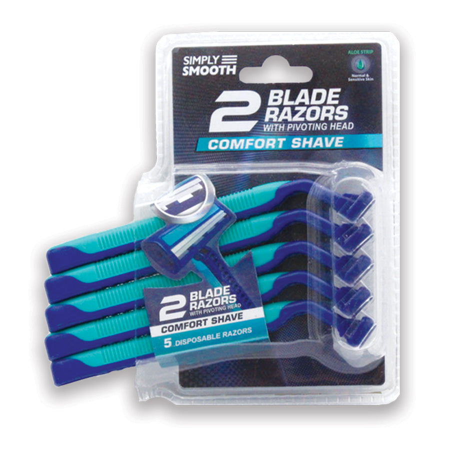 RAZORS 2 BLADE COMFORT SHAVE