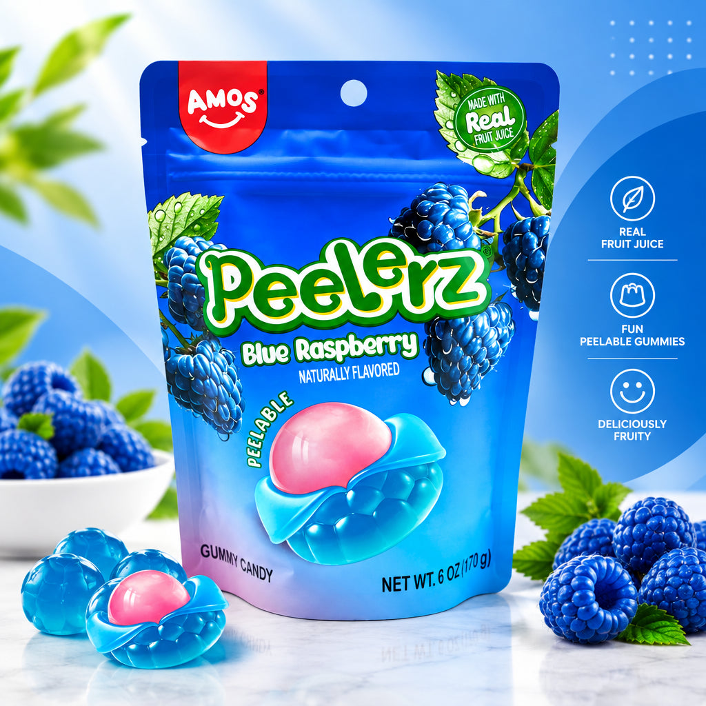 PEELERZ GUMMY BLUE RASPBERRY 6OZ 1CT