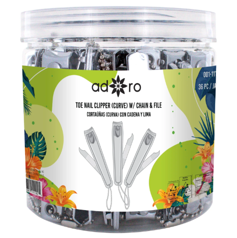 NAIL CLIPPER ADORO TOENAIL CLIPPER 36CT