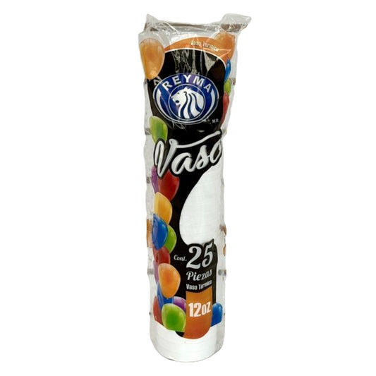 CUPS FOAM 12OZ 25PK 1CT