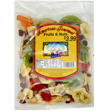 AMERICAN GOURMET (FRUITS & NUTS) $3.99 10OZ 1CT