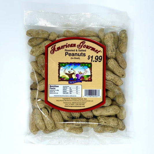 AMERICAN GOURMET (PEANUTS IN SHELL) $1.99 10OZ 1CT