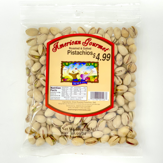 AMERICAN GOURMET (PISTACHIOS) $4.99 10OZ 1CT