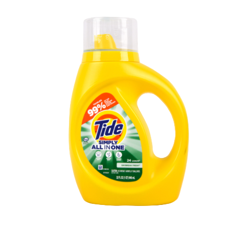 DETERGENT TIDE SIMPLY ALL IN ONE 32OZ 1CT