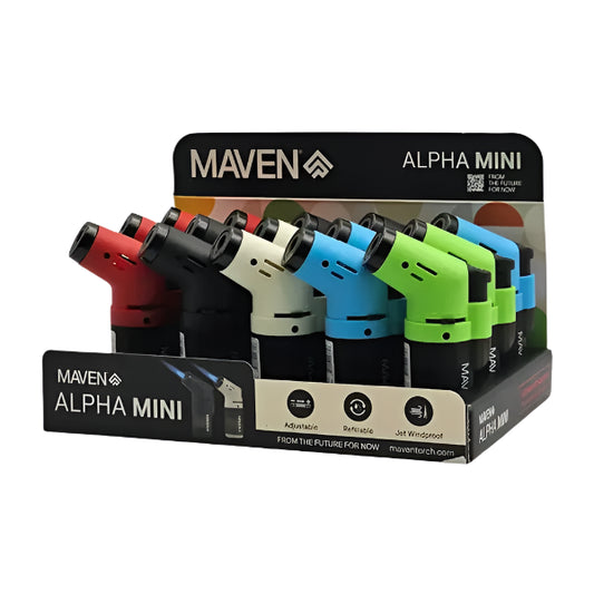 LIGHTER MAVEN TORCH ALPHA MINI 15PK 1CT