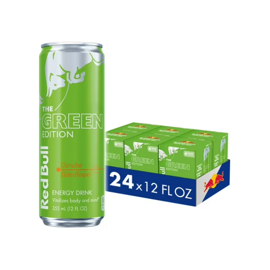 REDBULL ENERGY ELDERFLOWER GREEN 12OZ 24PK