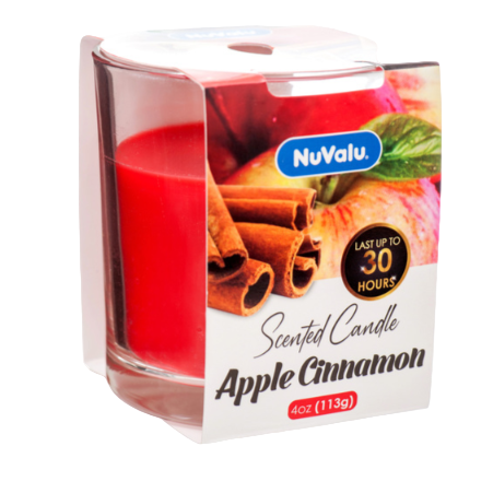 CANDLE NUVALU TUMBLER APP CINN 4OZ