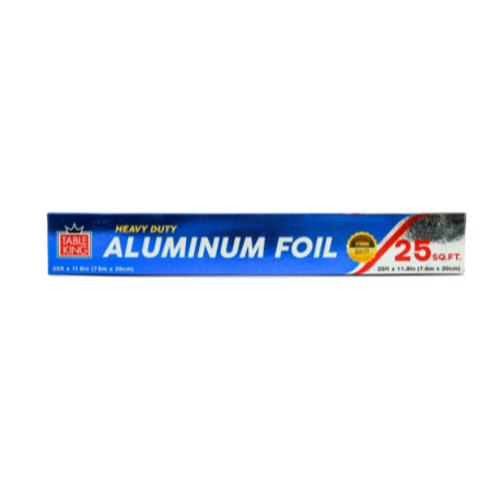 ALUMINUM FOIL TABLE KING 25SQFT 1CT