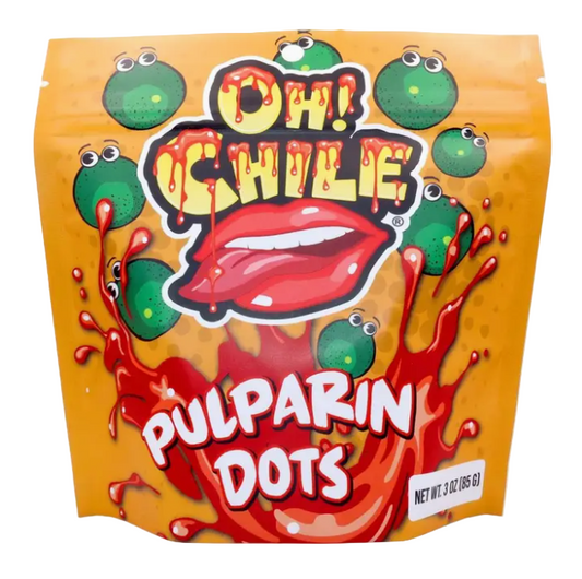 OH! CHILE PULPARIN DOTS YELLOW & RED 3OZ 1CT