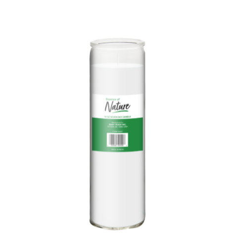 CANDLE ESSENCE OF NATURE 7 DAY WHITE 10OZ 12PK 1CT