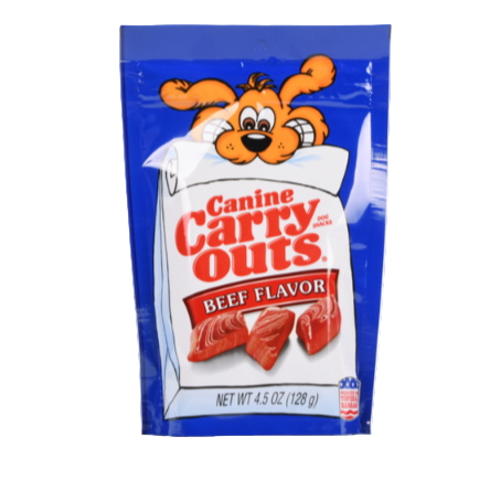 DOG FOOD TREAT CANINE BEEF 4.5OZ